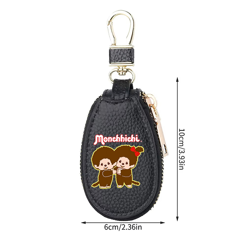 1 個モンチッチ革ジッパーキーウォレット女性ポケットキーホル - Women Bags With Wallet のレビューと価格