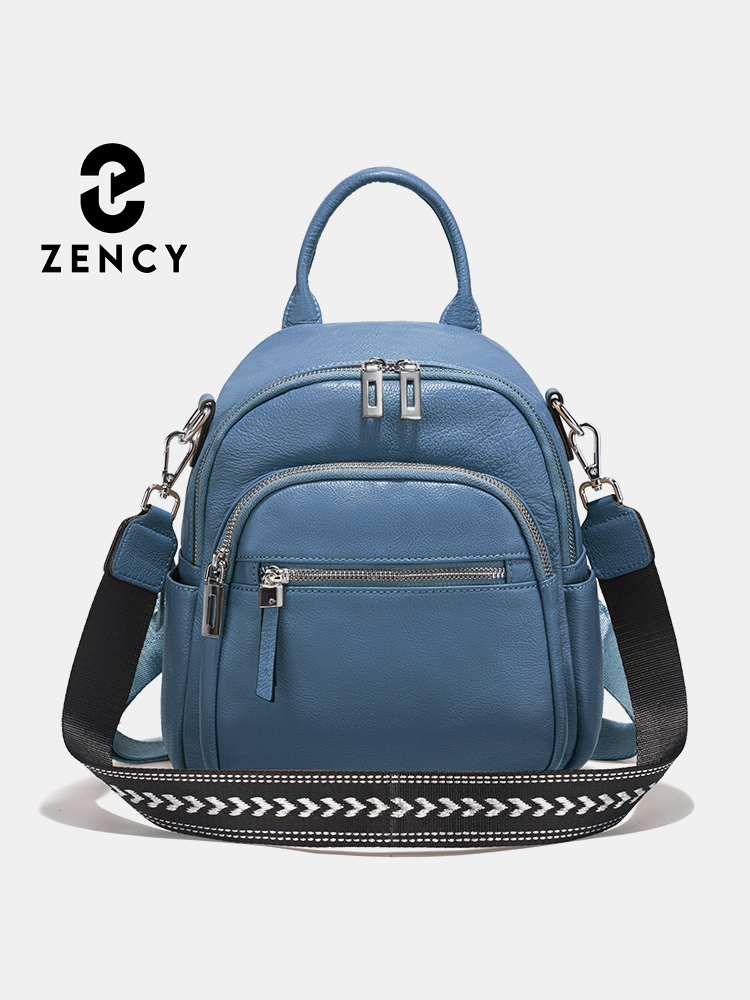 Zency 本革小型バックパックナップザックマルチポケットデ - Women'S Bags For Work のレビューと価格