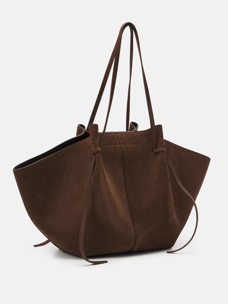 フェイクスエードトートバッグ女性の高級デザイナーハンドバッグ - Women Bags Name のレビューと価格