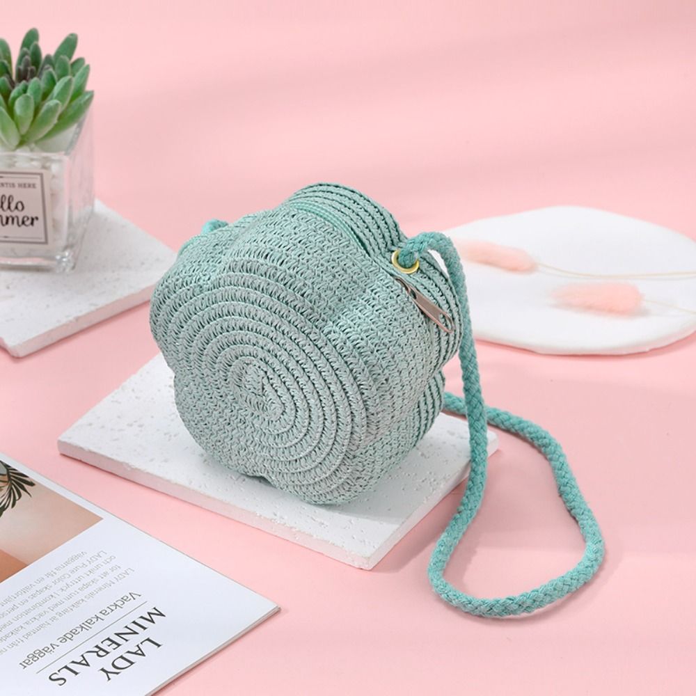高品質の編み込みストローショルダーバッグ、キュートなトラベル - Woven Straw Bag のレビューと価格