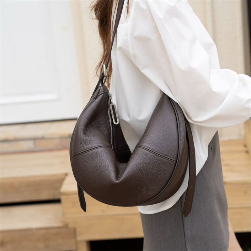 BURMINSA ソフト本革 クレセントホーボーバッグ 女性 - Women'S Bags For Work のレビューと価格