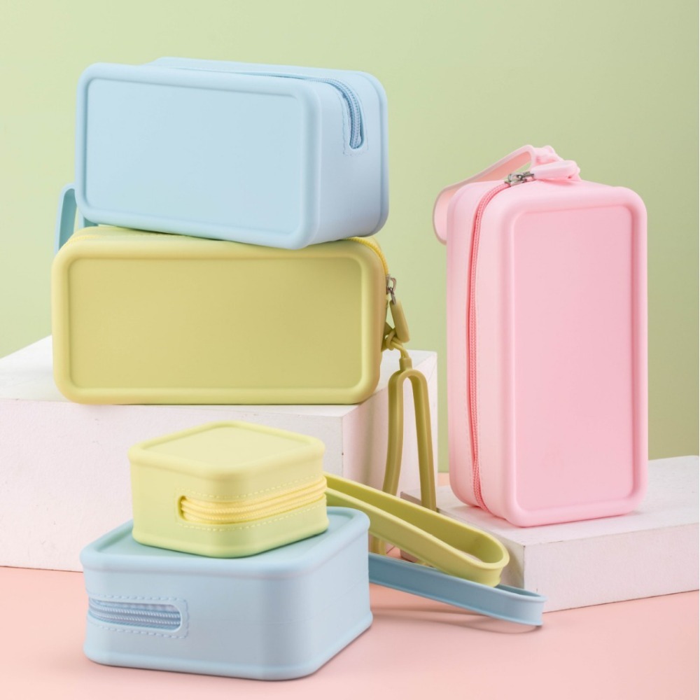 ポータブルシリコン小銭入れ大容量ジッパーイヤホンバッグ防水ソ - Women Bags Large のレビューと価格