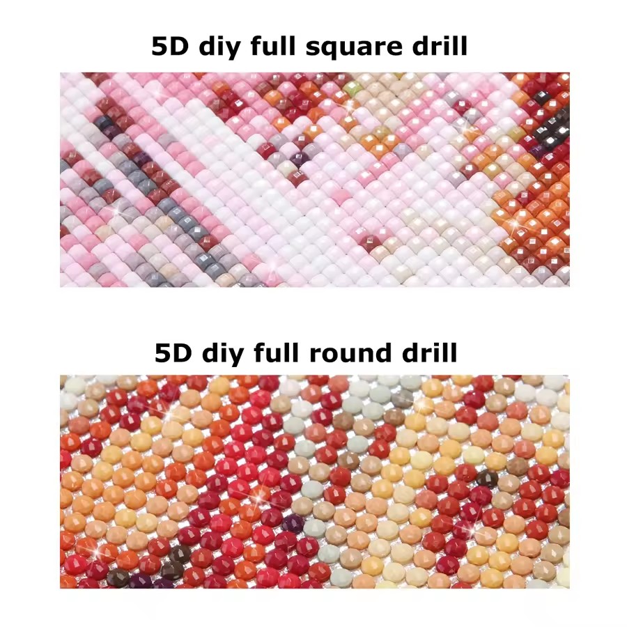 DIYダイヤモンド刺繍 猫女と花 ダイヤモンドアート絵画 フ - Women Bags Pictures のレビューと価格