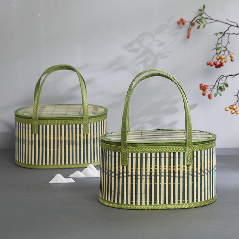 手作り竹製トートバッグ 環境に優しい折りたたみ式ピクニックバ - Women Bags Gift のレビューと価格