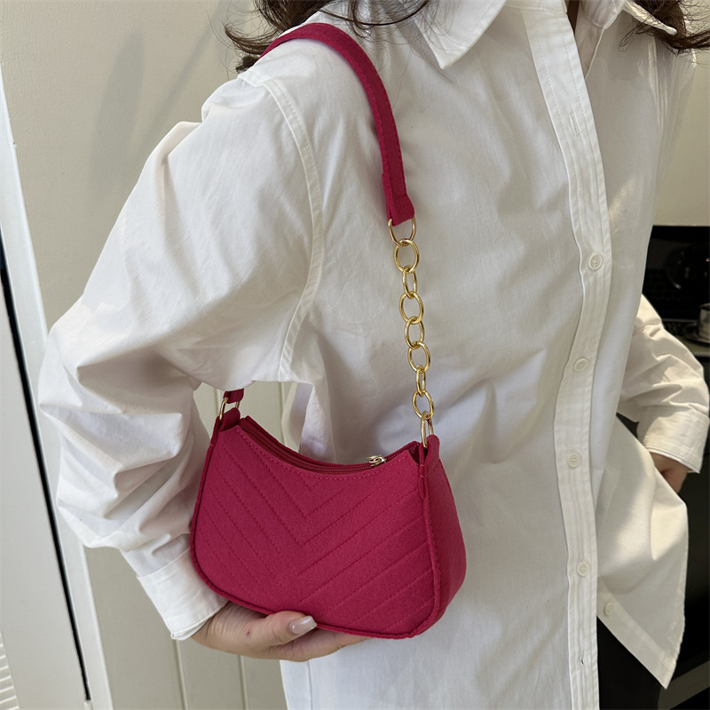 ミニショルダーバッグ女性のファッションフェルト女性のバッグデ - Women Bags Chanel のレビューと価格
