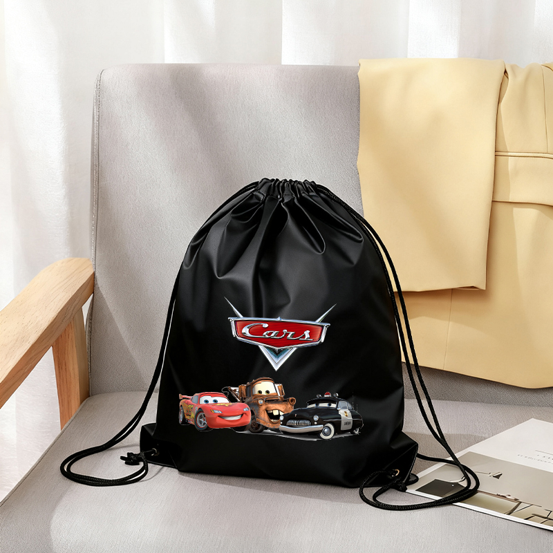 車巾着バッグ男性女性かわいいアニメプリント車映画少年ポータブ - Women Bags For Party のレビューと価格