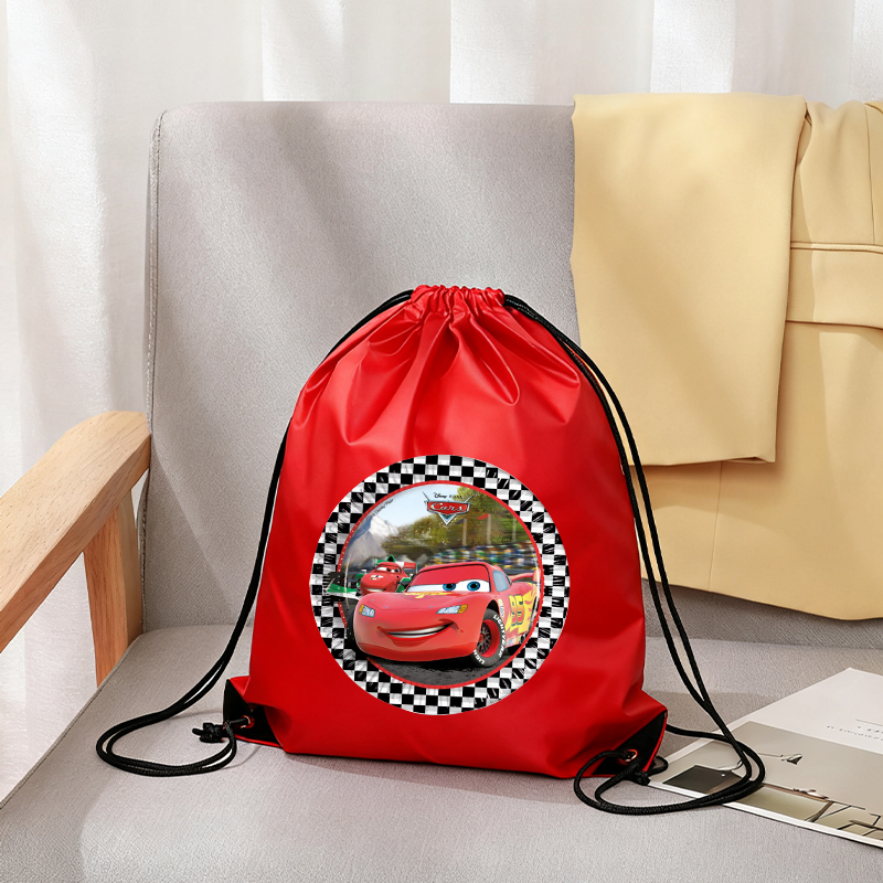 車巾着バッグ男性女性かわいいアニメプリント車映画少年ポータブ - Women Bags For Party のレビューと価格
