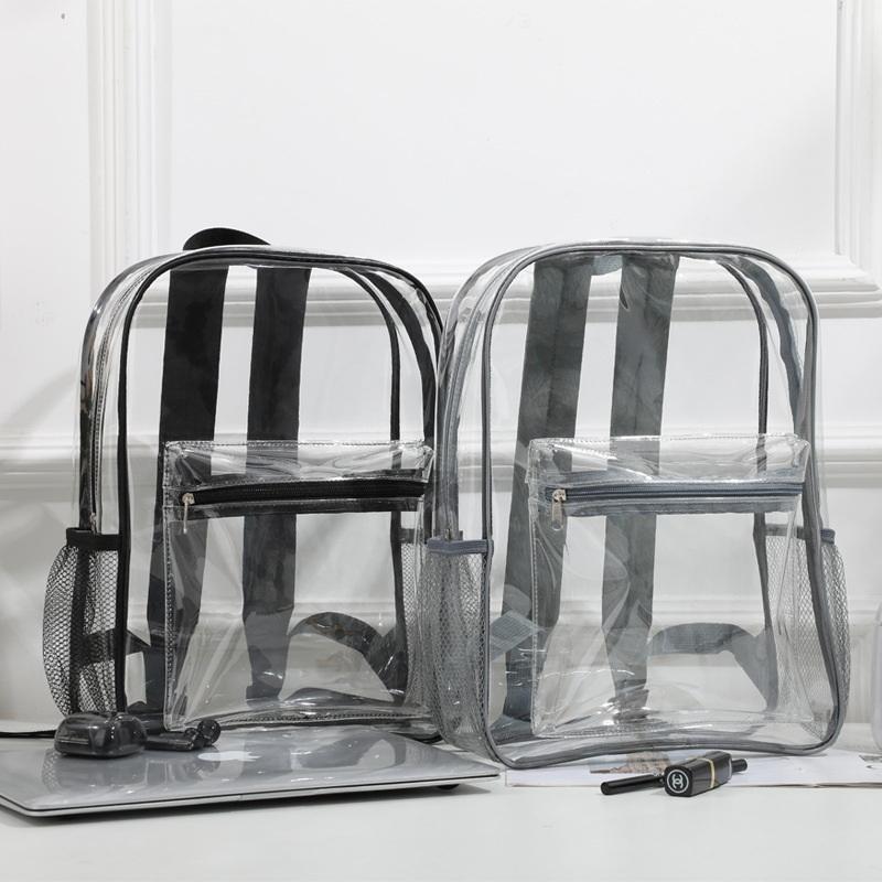 透明 PVC アウトドアスポーツフィットネスナップサックカジ - Women Bags Large のレビューと価格