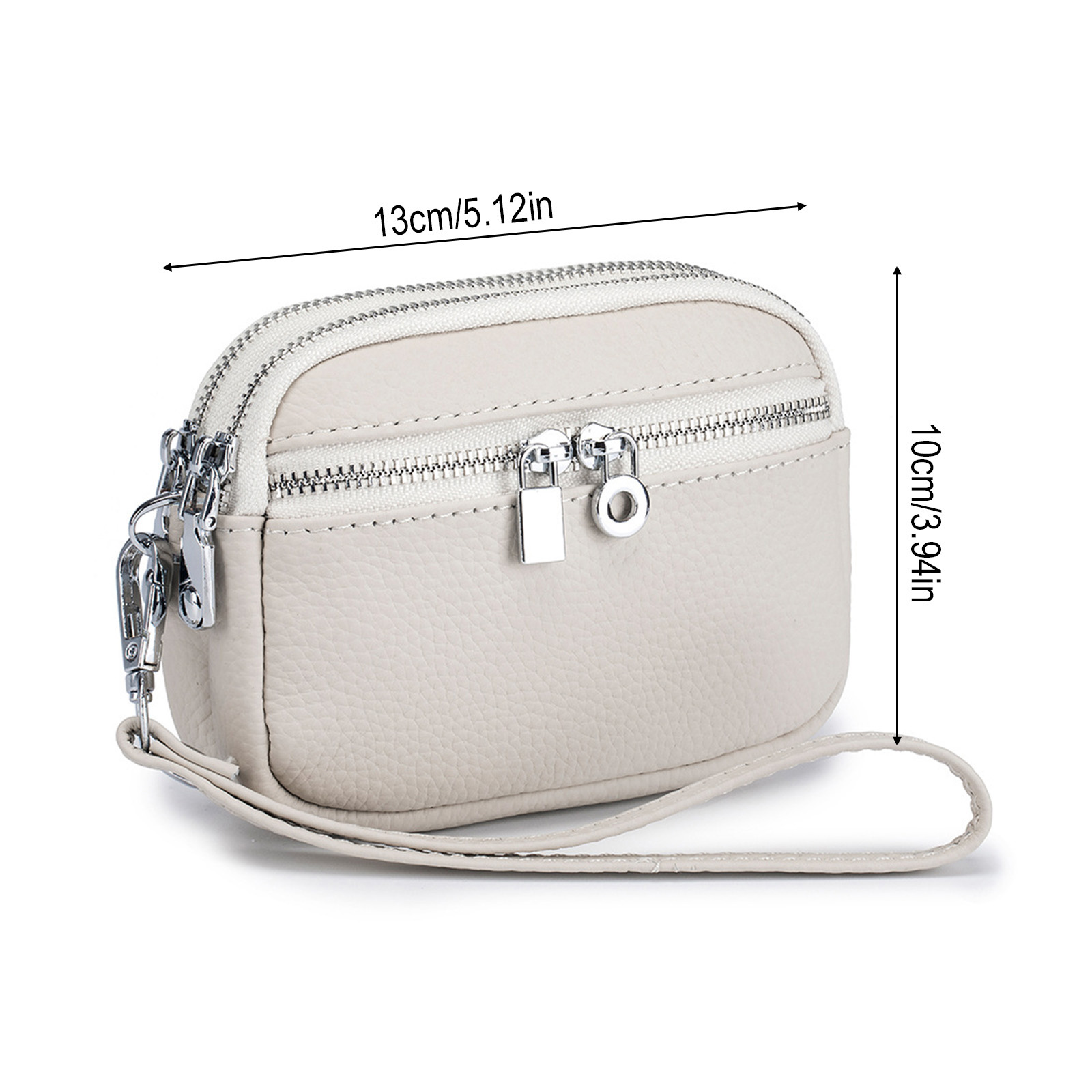 女性用ミニクロスボディバッグ ダブルジッパー付き 大容量コイ - Women Bags With Wallet のレビューと価格