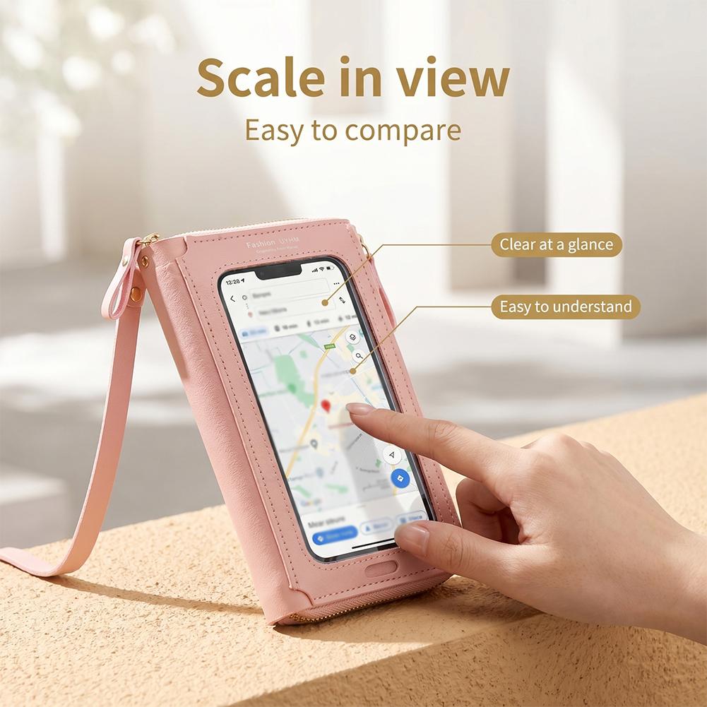 女性用バッグ ソフトレザー財布 タッチスクリーン携帯電話用財 - Women Bags With Wallet のレビューと価格