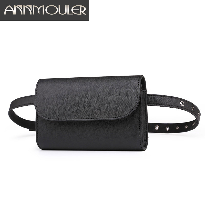 Annmouler無地ウエストパックファッションポータブルト - Women'S Bum Bags のレビューと価格