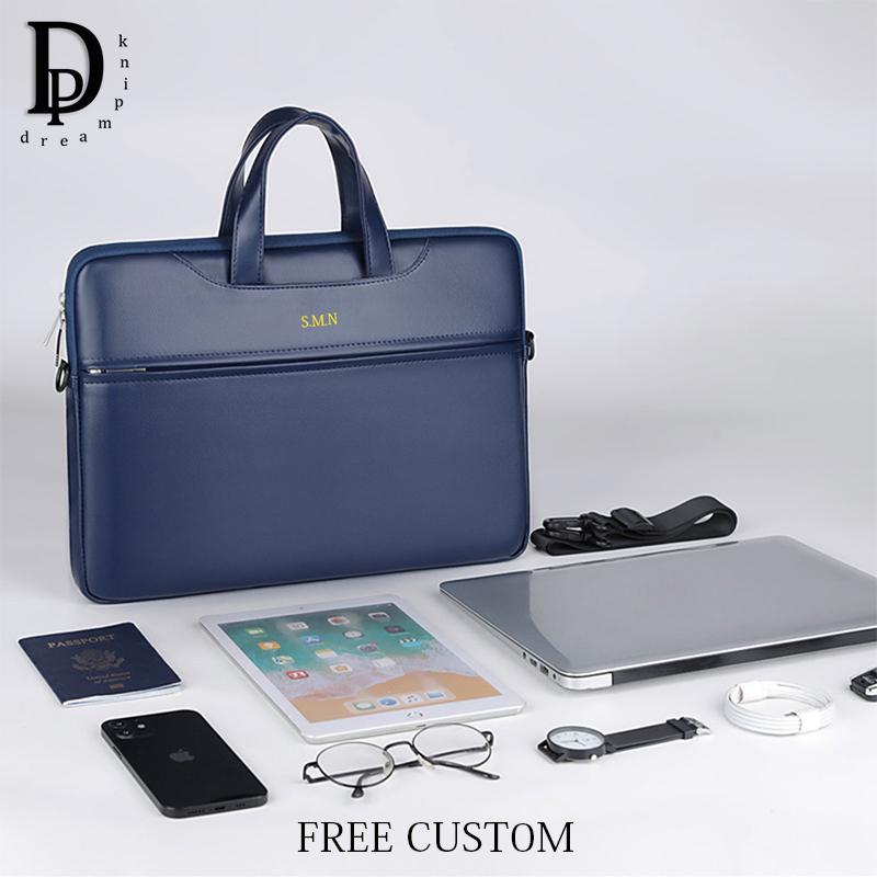 男性と女性のためのPUレザービジネスブリーフケース,大容量, - Women Bags Name のレビューと価格
