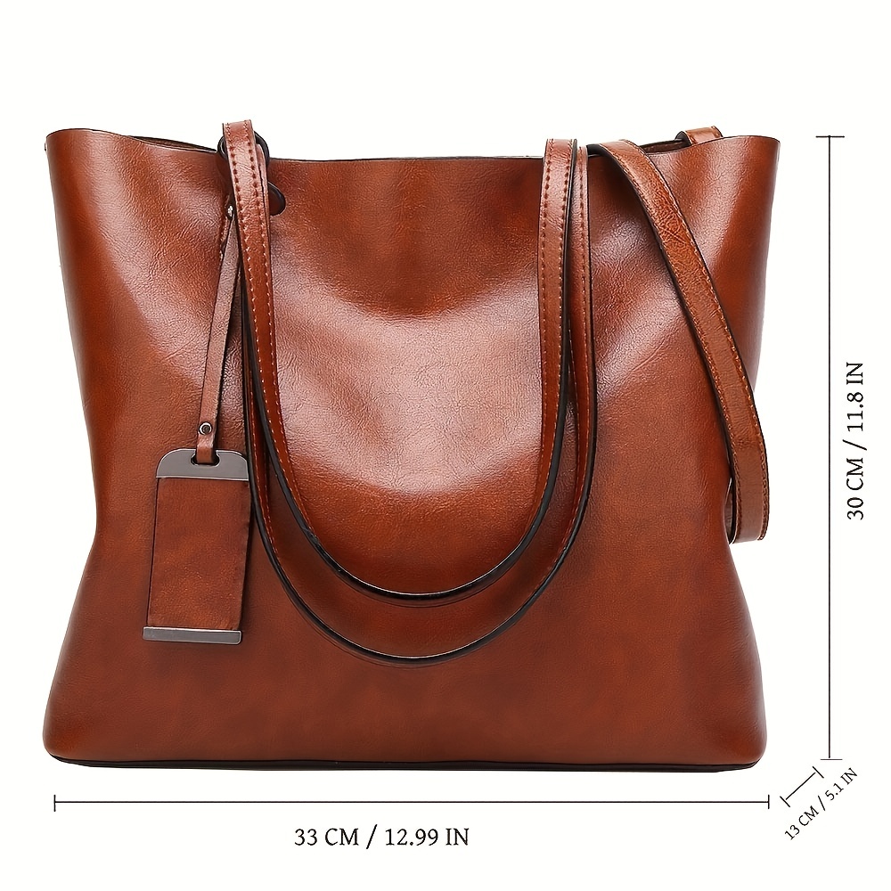 女性のためのクラシックなレトロな革のハンドバッグ,ファッショ - Women'S Bags For Work のレビューと価格