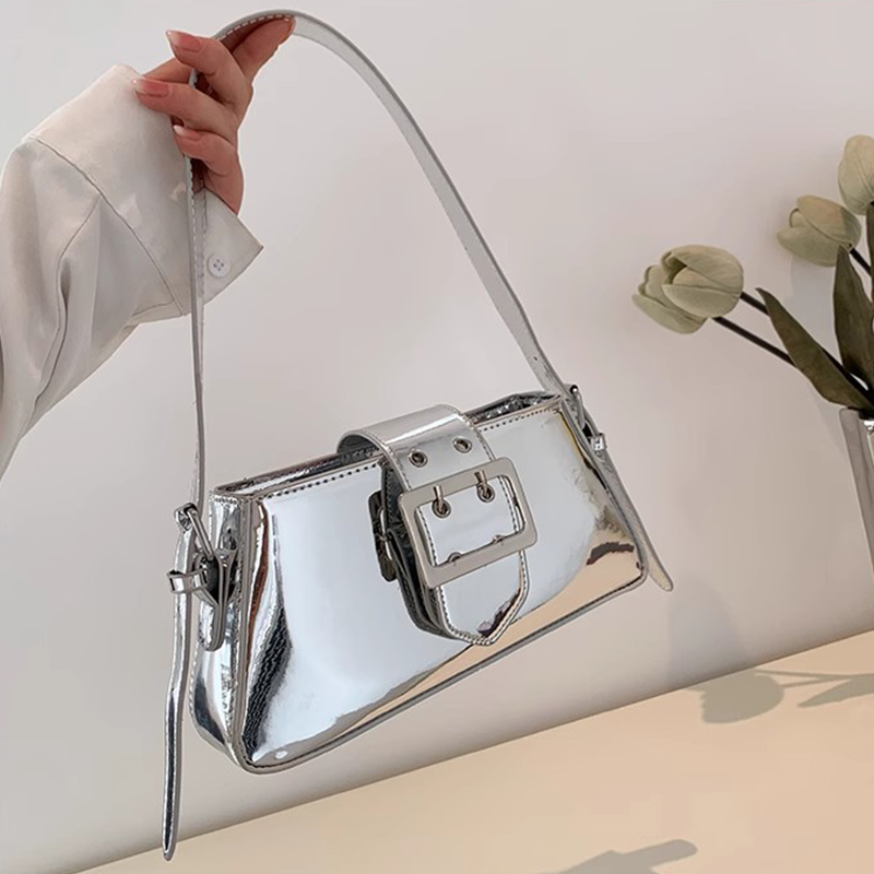女性用シルバーショルダーストラップ,女性用スモールハンドバッ - Women Bags Chanel のレビューと価格