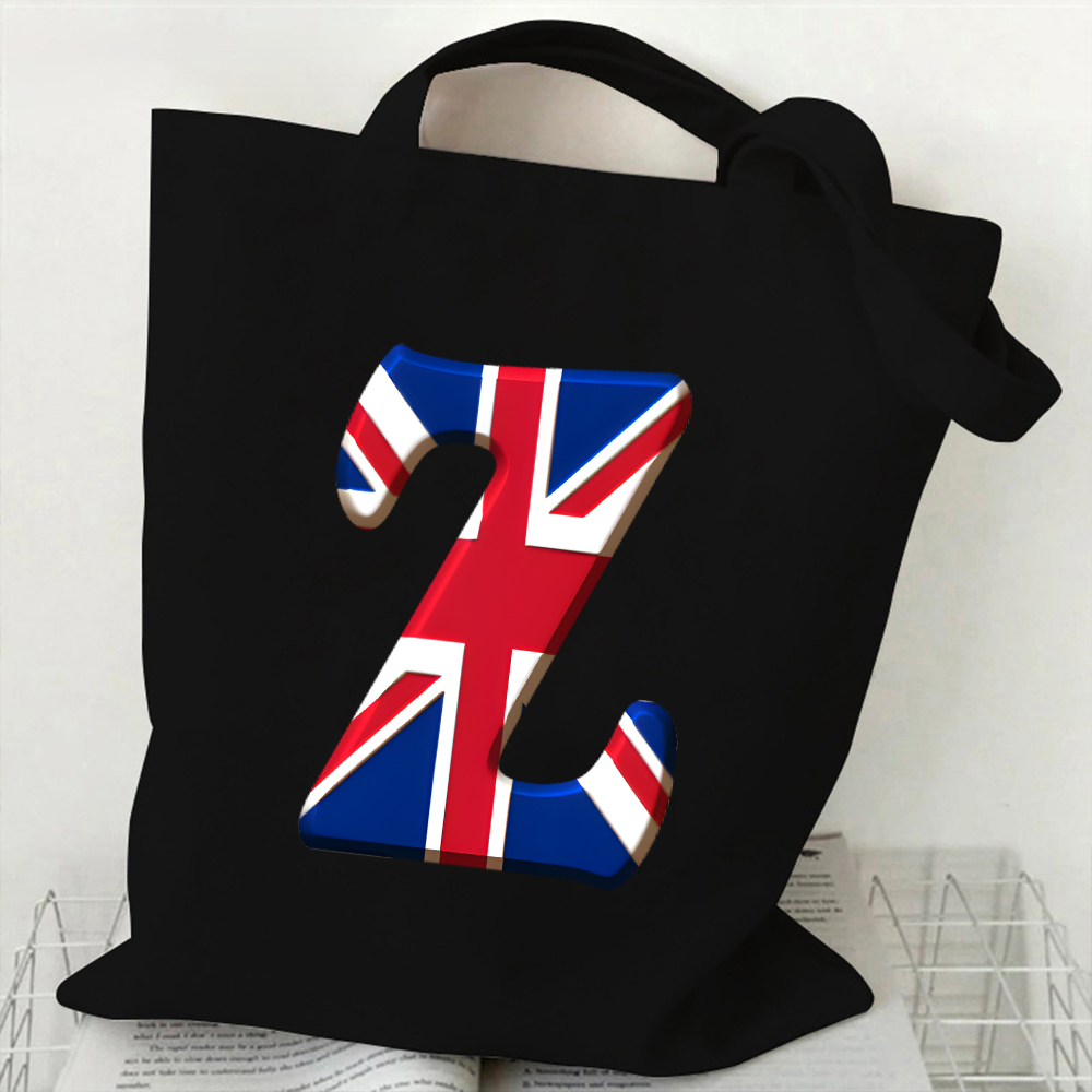 A-Z 26文字 キャンバストートバッグ レディース ハンド - Women Bags In Uk のレビューと価格