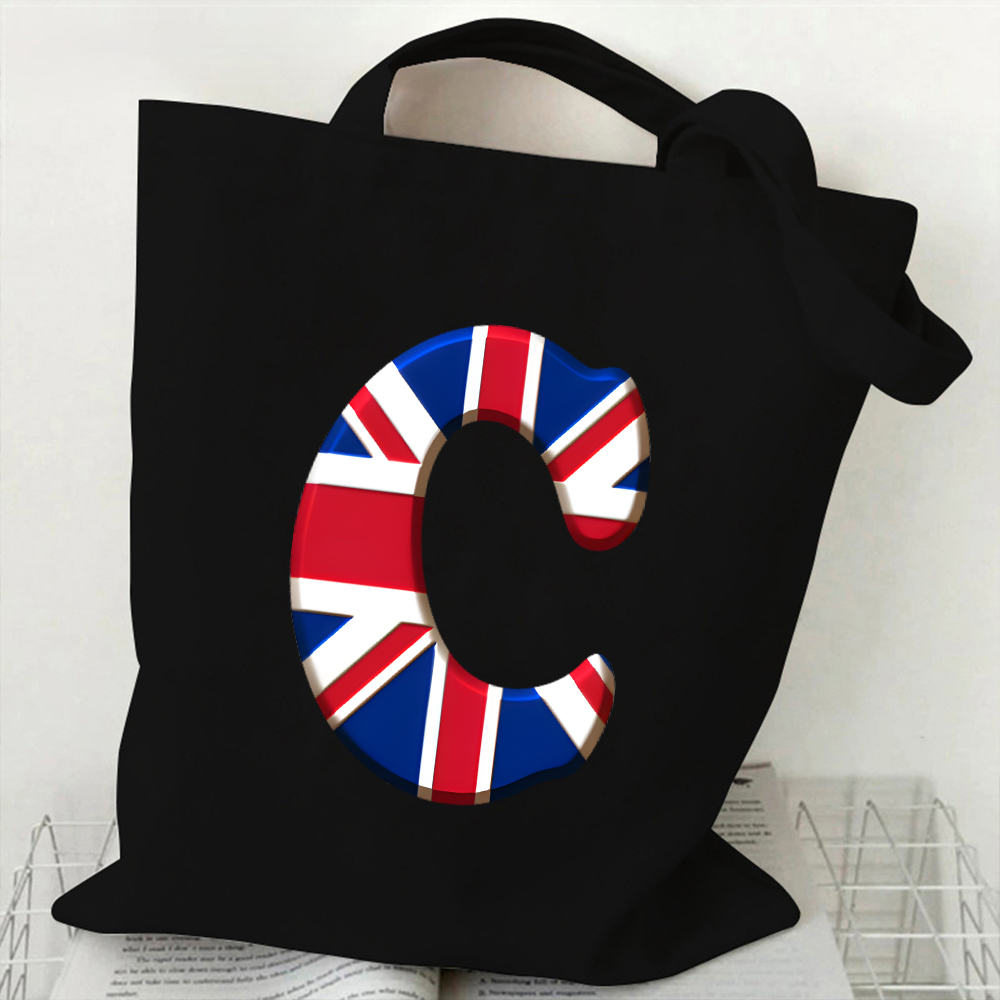 A-Z 26文字 キャンバストートバッグ レディース ハンド - Women Bags In Uk のレビューと価格