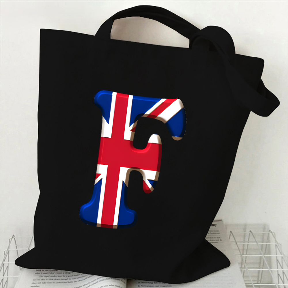 A-Z 26文字 キャンバストートバッグ レディース ハンド - Women Bags In Uk のレビューと価格