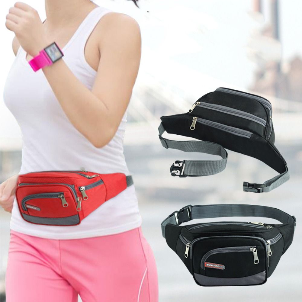 女性用マルチレイヤーウエストパック、防水ファニーバッグ、大容 - Women'S Bum Bags のレビューと価格
