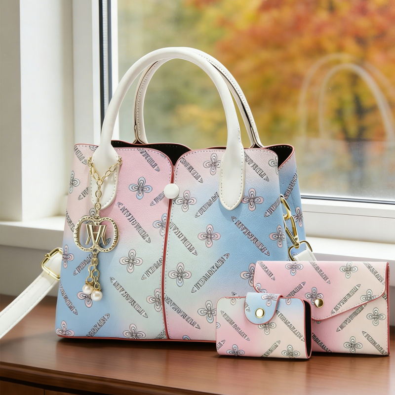 グラデーションカラー レディース3点セットバッグ、女性用ショ - Women Bags Gift のレビューと価格